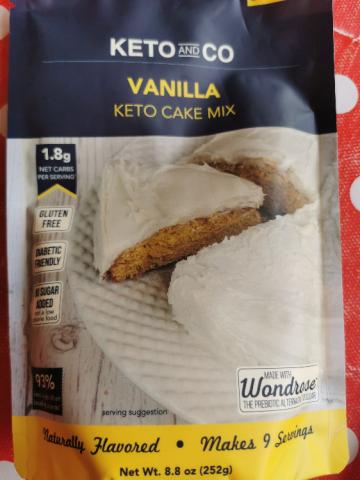 Keto and Co. Vanilla Cake Mix by cannabold | Uploaded by: cannabold