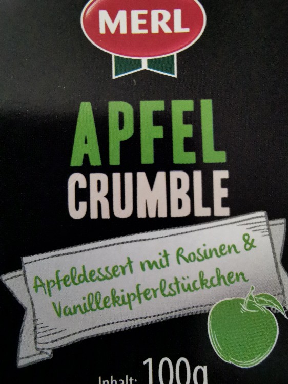 Apfel Crumble, mit Rosinen und Vanillekipferl Stücken von Lilly2 | Hochgeladen von: Lilly2903