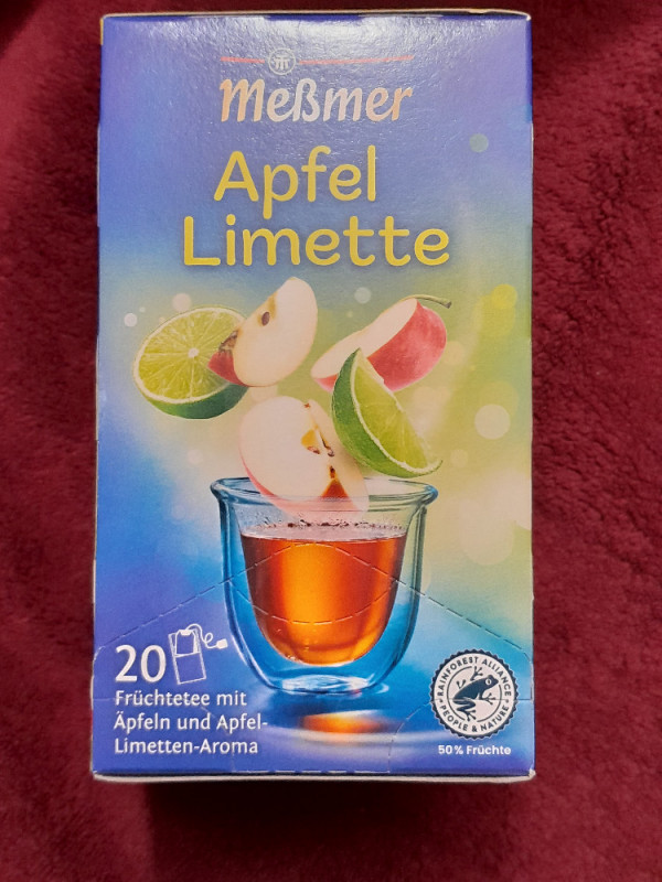 Tee Apfel-Limette, zuber. mit 1 Teebeutel 2,5g & 250ml Wasse | Hochgeladen von: deltaflyerdsgmx.de