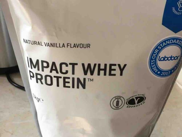 Impact whey protein natural vanilla flavour von pdebeer | Hochgeladen von: pdebeer