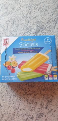 fruchtiges Stieleis, Vanille-Orange-Maracuja von Noulaki | Hochgeladen von: Noulaki