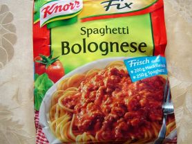 Knorr Fix Spaghetti Bolognese Trockenprodukt Kalorien Fertiggerichte Fddb