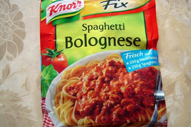 Knorr Fix für Spaghetti Bolognese | Hochgeladen von: tea