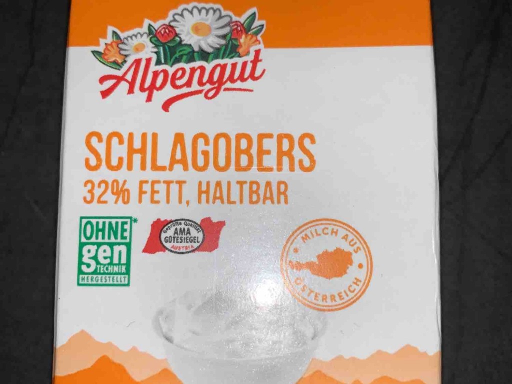 Schlagobers, Alpengut 32% Fett, haltbar von rienecker | Hochgeladen von: rienecker