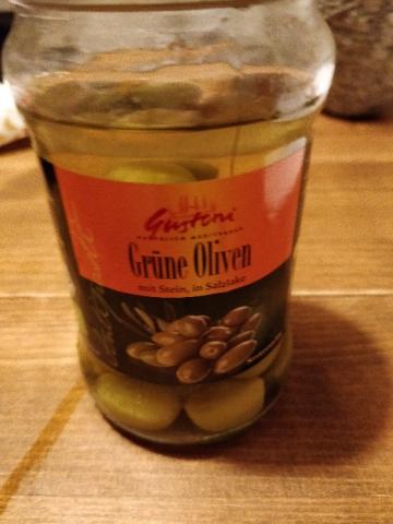 Grüne Oliven, mit Stein, in Salzlake von ponybaer | Hochgeladen von: ponybaer