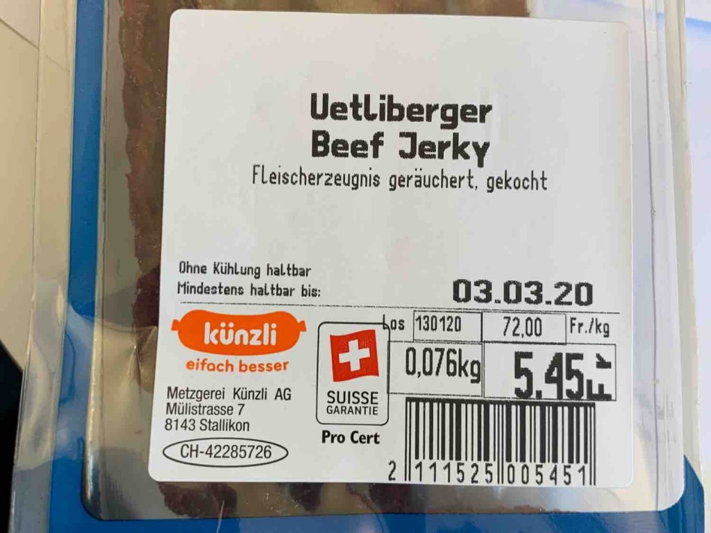 Uetliberger Beef-Jerky von cmc1974 | Hochgeladen von: cmc1974