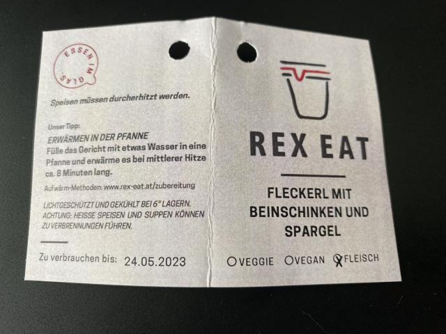 Rex Eat: Fleckerl mit Beinschinken und Spargel | Hochgeladen von: chriger