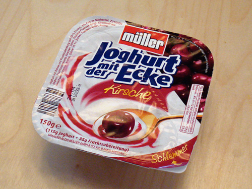 Joghurt mit der Ecke Verpackung | Hochgeladen von: Thomas Bohlmann