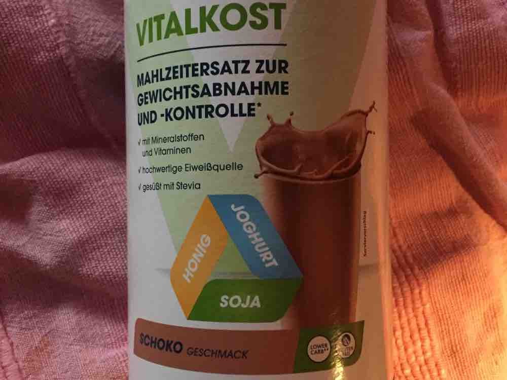 Wellmix  balance  Vitalkost Schoko, Joghurt, Soja,Honig von Noer | Hochgeladen von: Noer