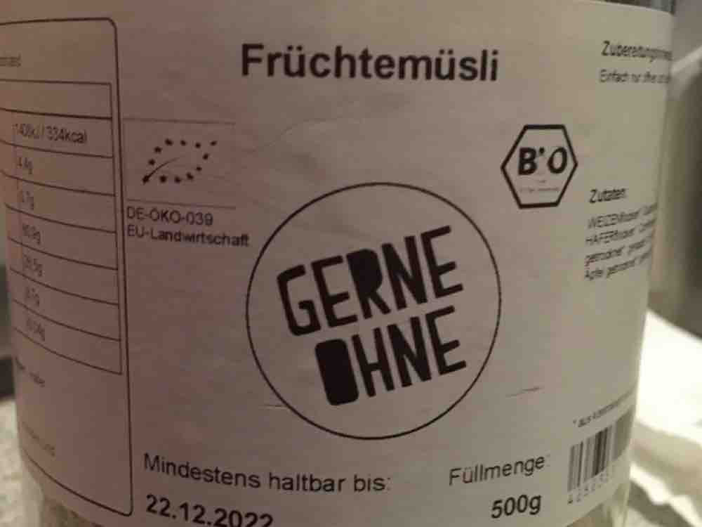 Früchtemüsli Bio von Maeuseline | Hochgeladen von: Maeuseline