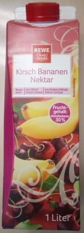 Rewe Beste Wahl Kirsch-Bananen Nektar, Kirsch-Banane | Hochgeladen von: andiR