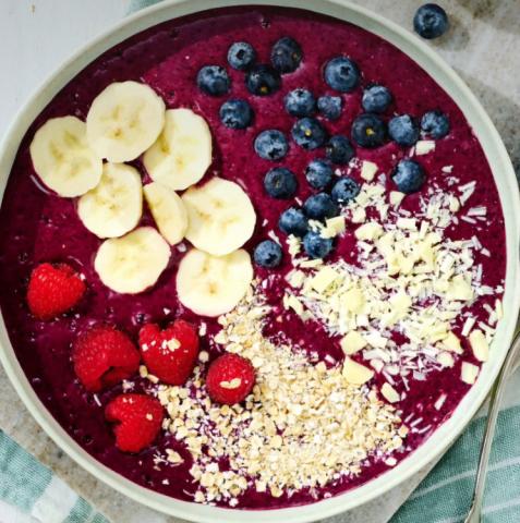 Blaubeer-Bananen-Bowl von nicnoc | Hochgeladen von: nicnoc