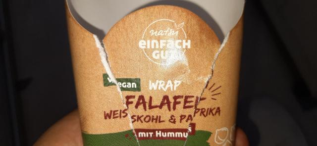 Falafel Wrap, Weißkohl  Paprika  Hummus von Shamus McBond | Hochgeladen von: Shamus McBond