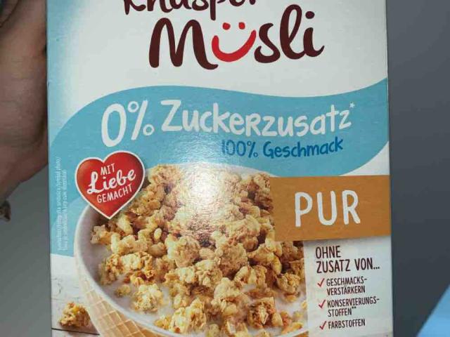 Knuspermüsli PUR 0%, 0% Zuckerzusatz by laurapatricia | Uploaded by: laurapatricia