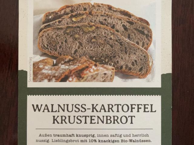 Walnussbrot-Kartoffel Krustenbrot, Bio Backmischung von Bananenf | Hochgeladen von: Bananenfisch