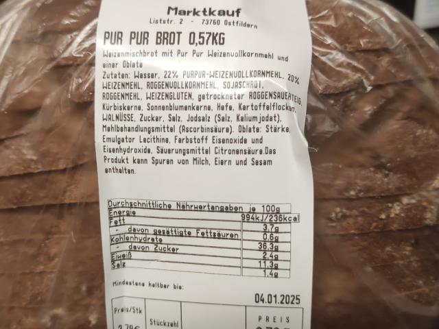 Pur Pur Brot von Bernd R. | Hochgeladen von: Bernd R.