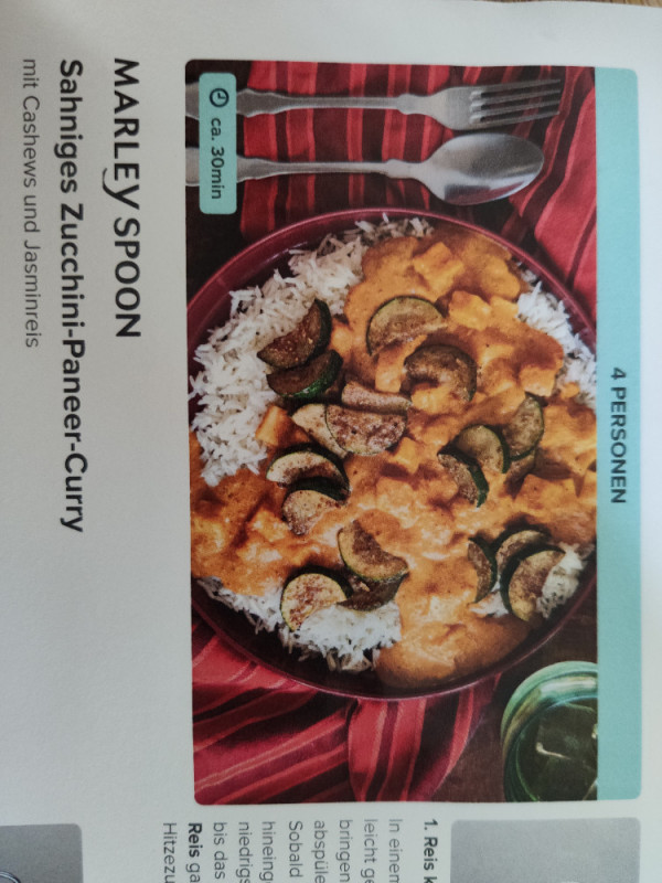 Sahniges Zucchini-Paneer-Curry, Marley Spoon von Arconas | Hochgeladen von: Arconas