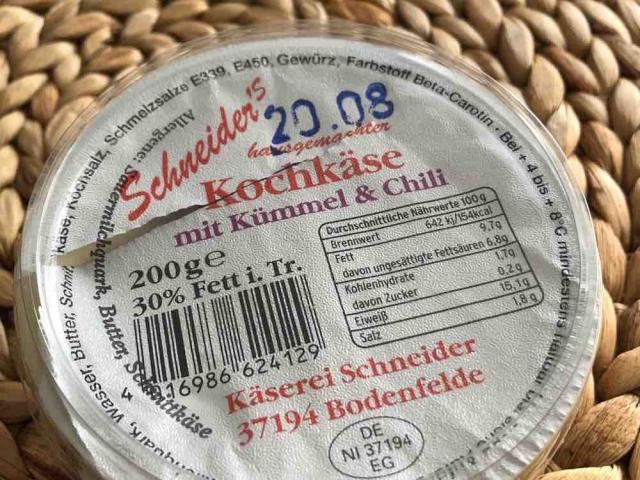 kochkäse 30%, mit Kümmel & Chilli von eichendorff | Hochgeladen von: eichendorff