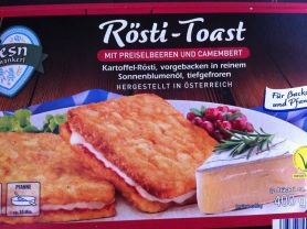 Wiesn Schmankerl Rösti-Toast, Preiselbeeren und Camenbert | Hochgeladen von: Succo89