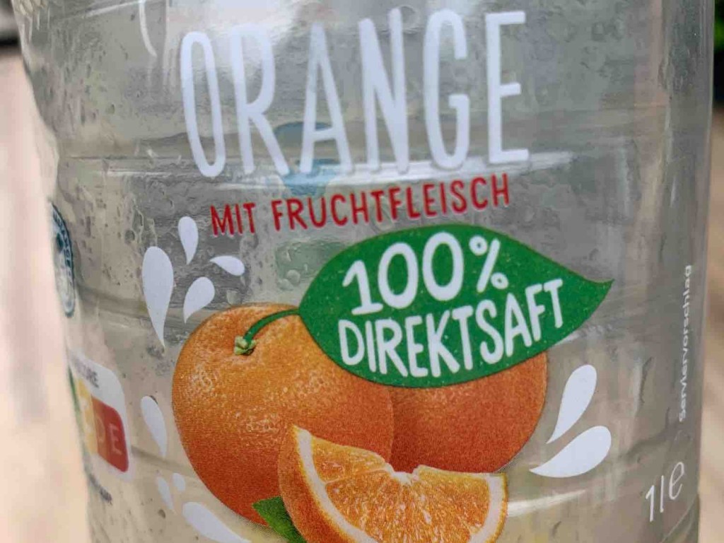 Orange 100% Direktsaft, Mit Fruchtfleisch von cbc | Hochgeladen von: cbc