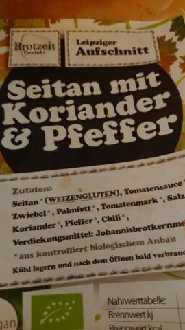 Seitan mit Koriander und Pfeffer, Leipzig Aufschnitt von ksc | Hochgeladen von: ksc