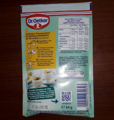 Dr. Oetker Paradies Creme Lemon Pie | Hochgeladen von: Siope