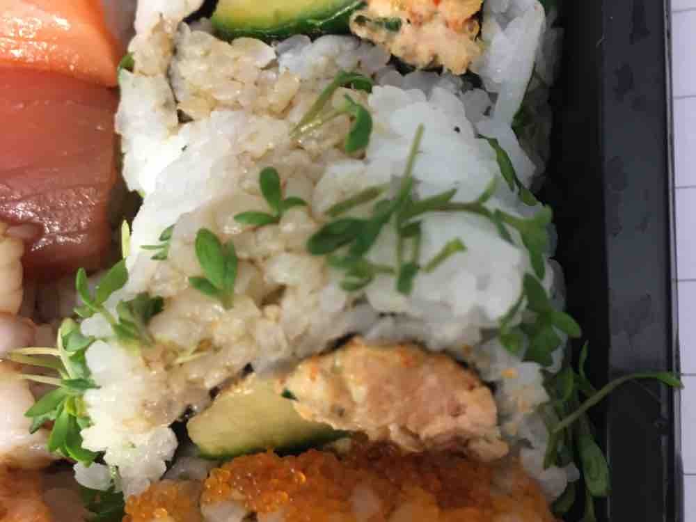 Kalorien Fur Sushi California Roll Inside Out Fisch Fddb