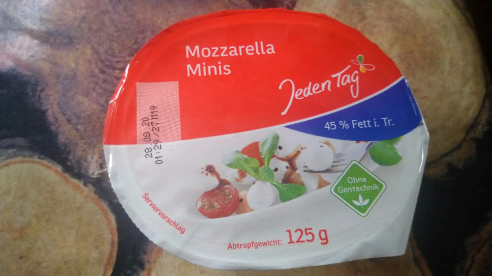 Mozzarella Minis, 45% Fett i. Tr. von Miniemaus | Hochgeladen von: Miniemaus