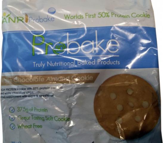 Probake 50% Protein Cookie, White Chocolate Almond Cookie | Hochgeladen von: ini