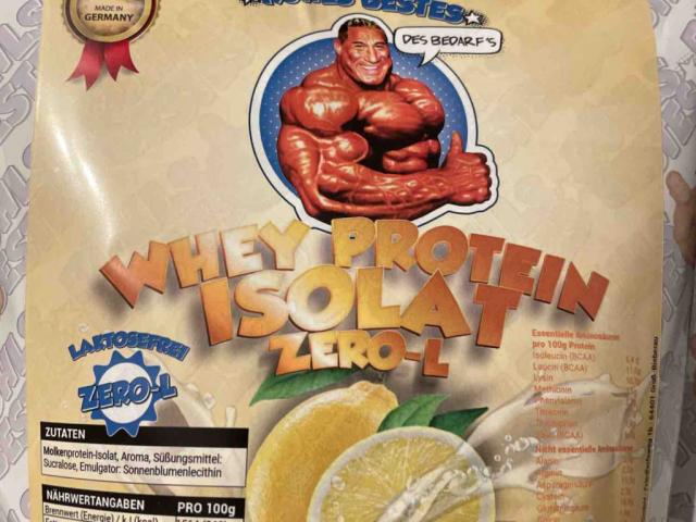 Whey Protein Isolat, Zero-L von Lystin | Hochgeladen von: Lystin