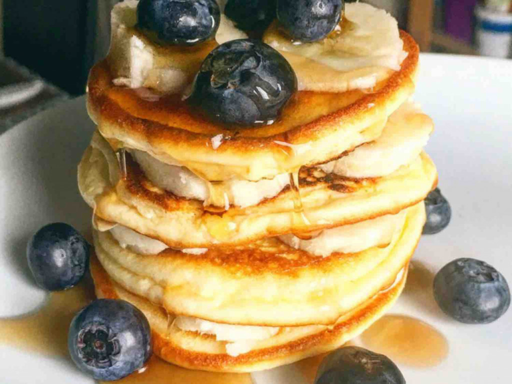 protein  pancakes, 2 Eier , 125g Magerquark, 30g Eiweispulver vo | Hochgeladen von: Janinawille04