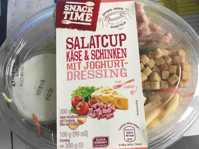 Salatcup, Käse-Schinken-Joghurtdressing von fazer31 | Hochgeladen von: fazer31