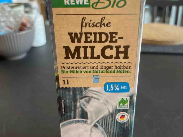 Rewe Bio frische Weide Milch, 1,5 % Fett von Jennyphe | Hochgeladen von: Jennyphe