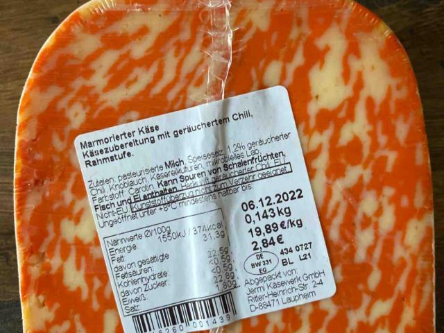 marmorierter Käse mit geräuchertem Chili von thebigD92 | Hochgeladen von: thebigD92
