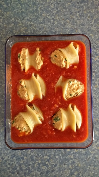 Ricotta-Cannelloni mit Tomatensauce, Ricotta - Tomate von Salzch | Hochgeladen von: Salzchips