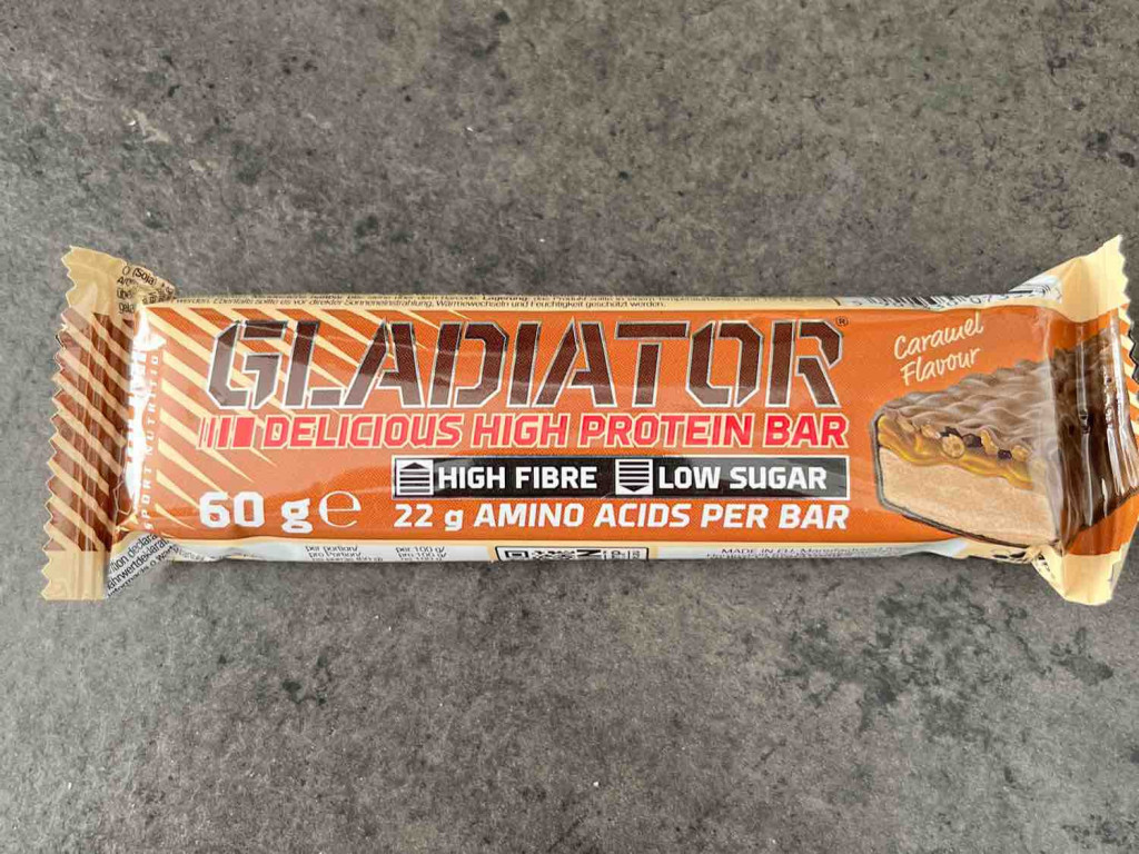 GLADIATOR - Caramel Flavour, Delicious High Protein Bar von Sash | Hochgeladen von: SashRyder