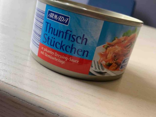 Thunfisch Stückchen, in pikanter Dressing-Sauce von DiszViktor | Hochgeladen von: DiszViktor