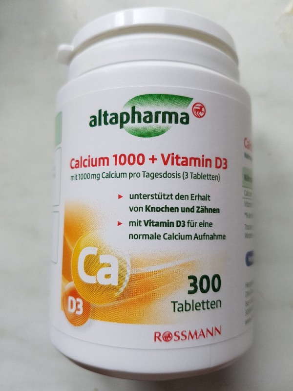 Calcium 1000 + Vitamin D3, mit Calcium und Vitamin D3 von stumme | Hochgeladen von: stummelchen