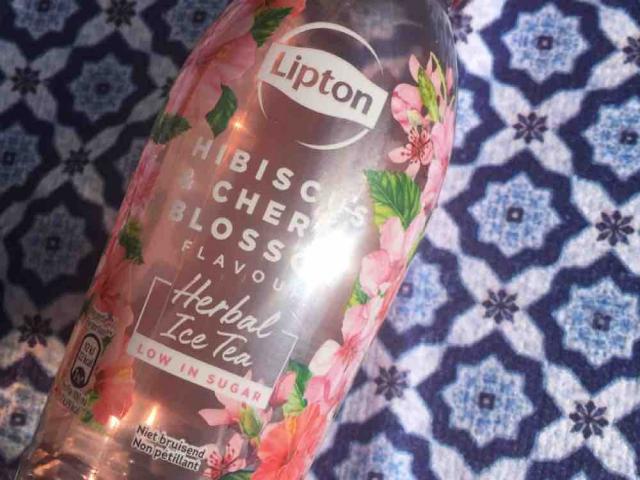 Lipton herbal ice tea, hibicus & cherry blossom by btc | Uploaded by: btc