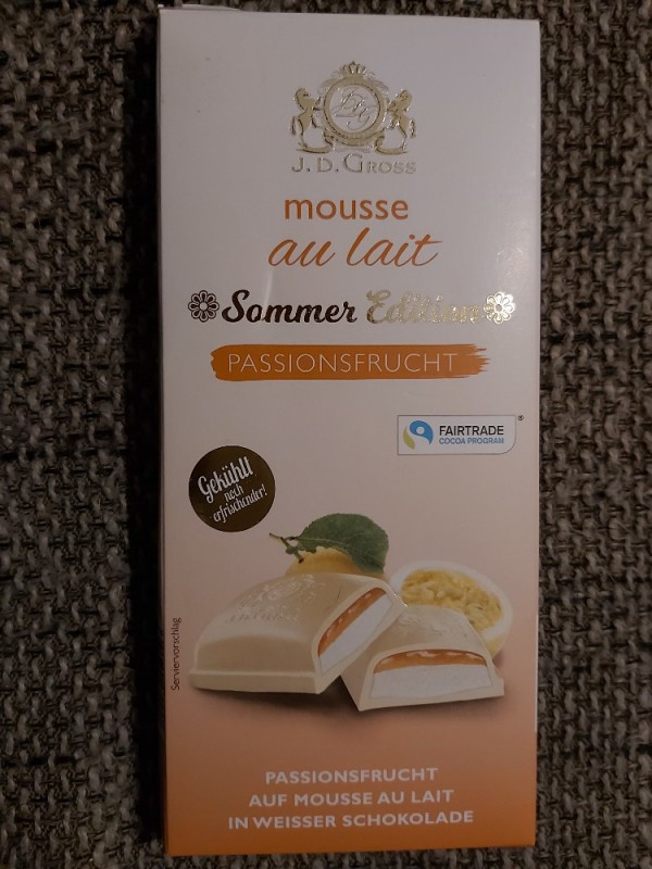 Weiße Schokolade Mousse au lait Passionsfrucht von Lieen | Hochgeladen von: Lieen