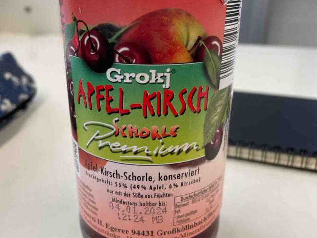 grokj Apfel-Kirsch Schorle premium, Frucht Gehalt:55% by sophias | Uploaded by: sophiaspeckbacher