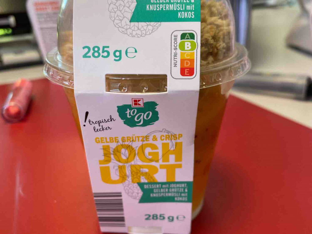 gelbe Grütze &Crisp, mit Joghurt von sarah100699 | Hochgeladen von: sarah100699