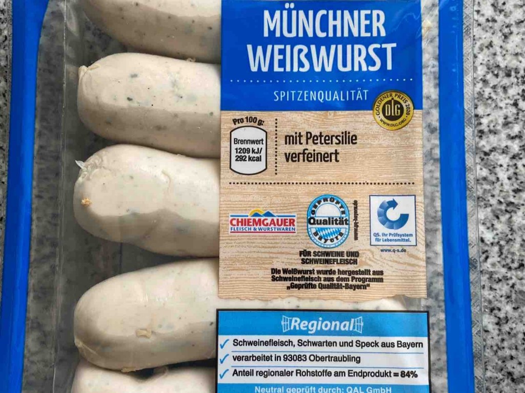 Hofmaier Münchner Weißwurst, mit Petersilie von ziegler0205254 | Hochgeladen von: ziegler0205254