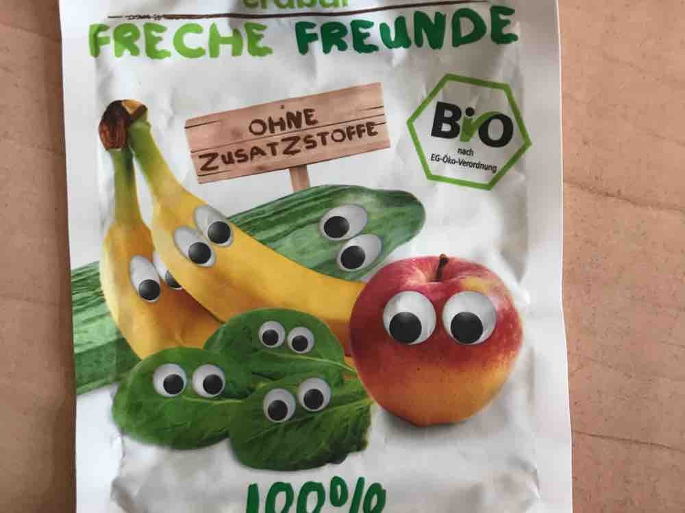 Freche Freunde Fruchtpüree  , 100% Apfel, Banane, Spinat, Gurke  | Hochgeladen von: infoweb161