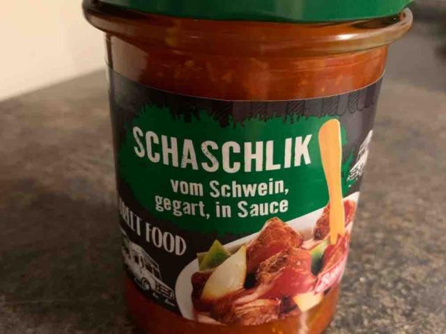 Schaschlik vom Schwein gegart, in Sauce von charlie7694 | Hochgeladen von: charlie7694