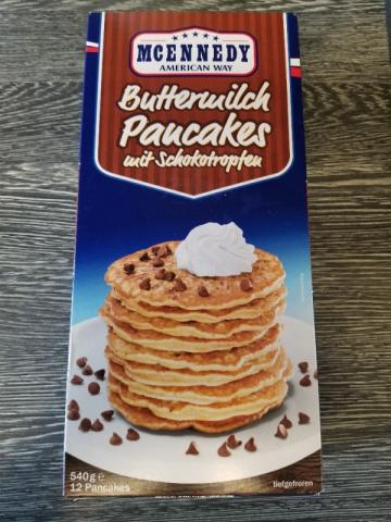 Buttermilch Pancakes, mit Schokotropfen von Albert Krzeminski | Hochgeladen von: Albert Krzeminski