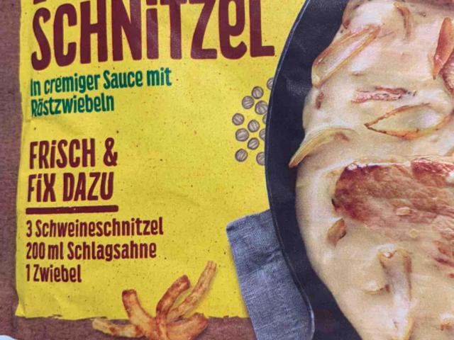 Zwiebel Rahm Schnitzel, unzubereitet (Tüte 33g) von SandraXS | Hochgeladen von: SandraXS