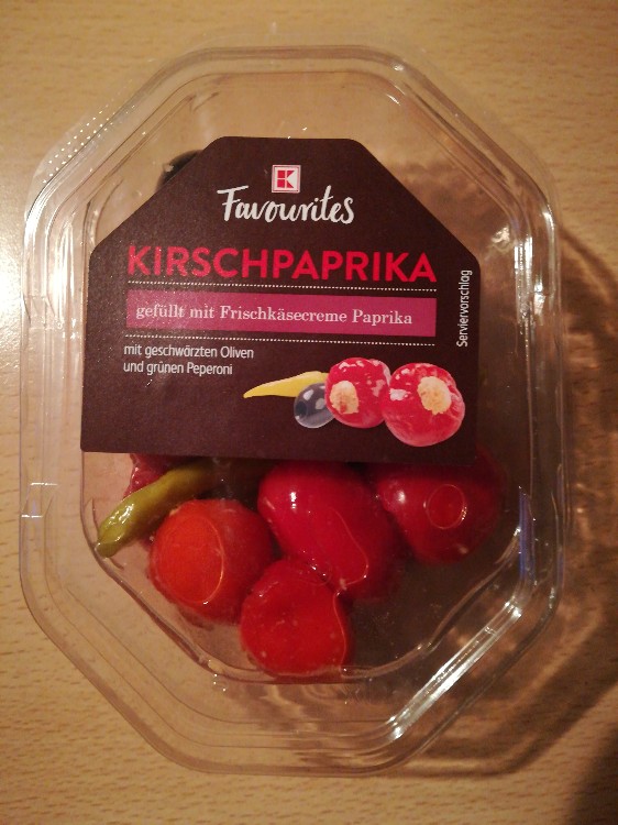 Kirschpaprika gefüllt mit Frischkäsecreme Paprika K-Favourites v | Hochgeladen von: TaBu81