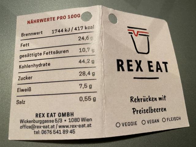 Rex Eat: Rehrücken mit Preiselbeeren | Hochgeladen von: chriger