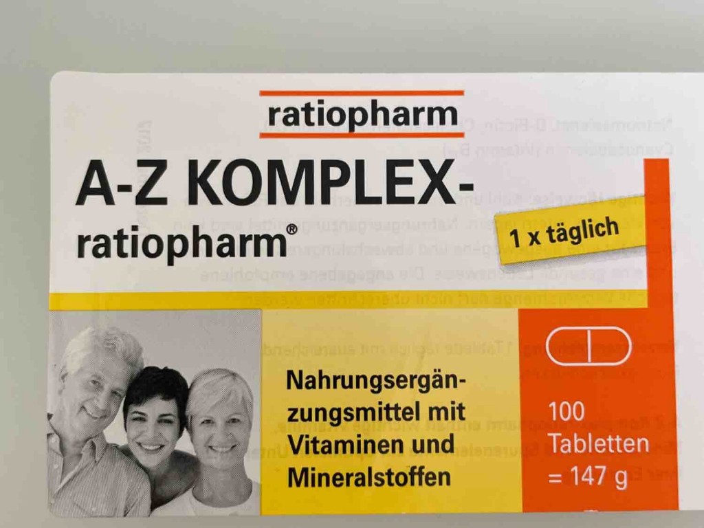 A-Z Komplex-ratiopharm, Nahrungsergänzungsmittel von ninelives | Hochgeladen von: ninelives